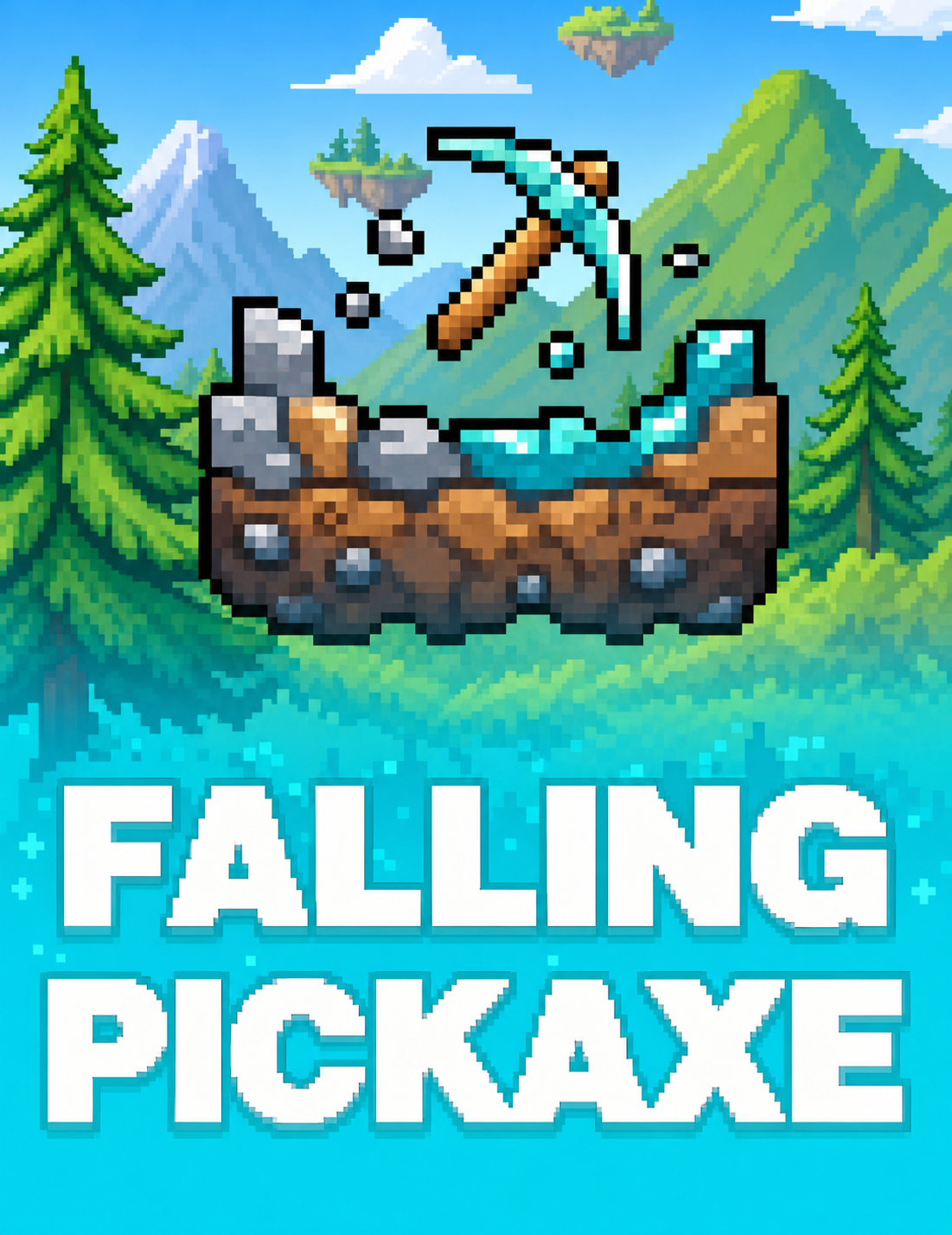 Falling Pickaxe на LuckyBear - шахта, драгоценные камни и падающая кирка